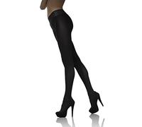 Marilyn - Medias opacas con encaje de 8 cm como pack de 1 o en pack de 2 unidades de 50 denier Negro (Black) 40