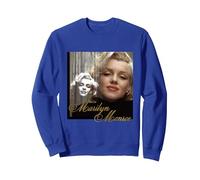 Marilyn Monroe 004 Sudadera, Unisex para Adultos, Azul Real, XXL