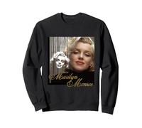 Marilyn Monroe 004 Sudadera, Unisex para Adultos, Negro, XL
