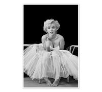 Marilyn Monroe en tutú Póster de Celebrity Collection 40 x 60 cm Blanco y negro Cuadros Decoración para la pared