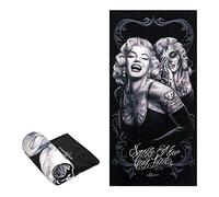 Marilyn Monroe JPI Toalla de Playa - Smile Now - Tamaño Grande de 58 x 28 Pulgadas - para Piscina, baño, Yoga, Gimnasio, Viajes, Camping, Carrito de Playa y sillas de Playa