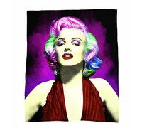 Marilyn Monroe - Manta de forro polar multicolor