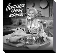 Marilyn Monroe teléfono Lienzo Impresiones, poliéster, Multicolor, 40 x 40 cm