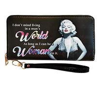 Marilyn Monroe Wallet con Cremallera - Mundo de Las Mujeres