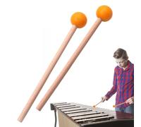 Marimba Hammer - Juego de mazo de percusión, herramienta profesional para golpeadores | Cabeza batidora de madera, bastón de punta de goma, accesorio de instrumento musical, engranaje de varilla