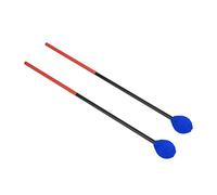 Marimba Mallets | Carbon Fiber & Cotton Thread Drum Sticks for Bass Percussion/School Band | Medium Hard Round Head for Clear Sound (blue head)
