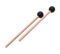 Marimba Mallets - Wood Handle Hard Rubber Head Percussion Mallets | Keyboard Drum Mallet For Glockenspiel Xylophone Playing | Professional Instrument Accessory Pair For Musicians Students