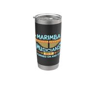 Marimba Músicos Hacer It Turned Instrumento Musical Marimba Vaso térmico de acero inoxidable de doble pared