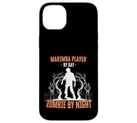 Marimba Player by Day Zombie by Night Fun Halloween Músico Carcasa para iPhone 14 Plus