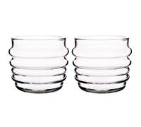 Marimekko 2 Vasos Sukat Makkaralla transparente. set de 2