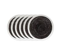 Marimekko 6 Platos Räsymatto Ø25 cm puntos pequeños