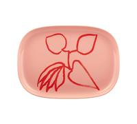 Marimekko Bandeja de servir Ukonhattu 23x32 cm Salmon red-tomato red