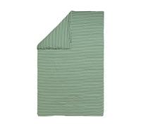 Marimekko Funda nórdica Tasaraita 150x210 cm Off white-dark green