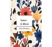 Marimekko Inspired Floral Hardcover: 240 Heavyweight Cream Pages, 6x9 Premium Stationery for Writing & Sketching