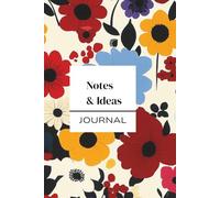 Marimekko Inspired Floral Hardcover: 240 Heavyweight Cream Pages, 6x9 Premium Stationery for Writing & Sketching