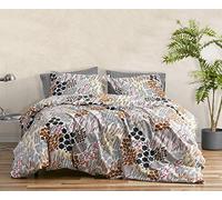 Marimekko - Juego de edredón Queen, Ropa de Cama de percal de algodón con Fundas a Juego, Elegante decoración Moderna del hogar (Pieni Letto Multi, Queen)
