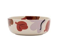 Marimekko Kukasta Kukkaan cuenco Stoneware-ciruela-bronce-terracota. 40 cl