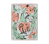 Marimekko Manta Vildstjälk 130x180 cm Offwhite-dark blue- orange-red