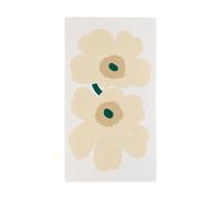 Marimekko Mantel Unikko White-hay-sand-emerald