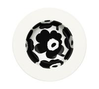 Marimekko Plato hondo Unikko Ø20 cm White-black