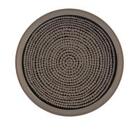 Marimekko Plato Räsymatto Ø13.5 cm Tierra-negro