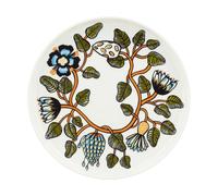 Marimekko Plato Tiara Ø25 cm White. warm orange. green