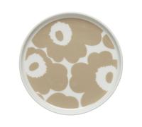 Marimekko Plato Unikko Ø13.5 cm blanco-beige