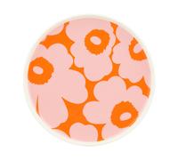 Marimekko Plato Unikko Ø20 cm White-pink-orange