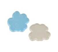 Marimekko Plato Unikko shape 2-pack Forget-me-not. stoneware