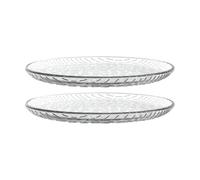 Marimekko Platos de vidrio Syksy Ø17 cm 2-pack Clear
