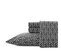 Marimekko - Sábanas Queen, Juego de Ropa de Cama de percal de algodón, decoración Fresca y Fresca para el hogar (Pikkuinen Unikko Negro, Queen)