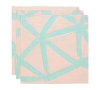 Marimekko Servilleta de tela Ukkospilvi 43x43 cm. 3 unidades Melocotón-menta