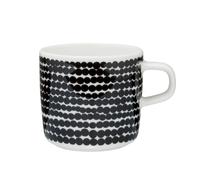 Marimekko Taza de café Räsymatto 20 cl negro-blanco