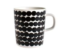 Marimekko Taza Räsymatto 25 cl negro-blanco