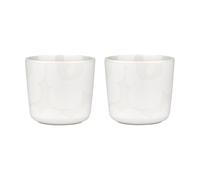 Marimekko Taza sin asa Unikko 20 cl. 2 unidades White-off white