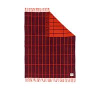 Marimekko Tiiliskivi manta Ciruela-rojo anaranjado