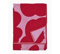 Marimekko - Toalla de Mano de algodón de Rizo Unikko (Amapola roja)