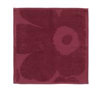 Marimekko Toalla solid mini Unikko 32x32 cm Rojo oscuro