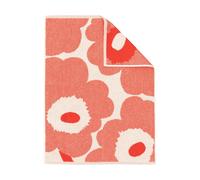 Marimekko Toalla Unikko 50x70 cm Blanco roto-rojo anaranjado