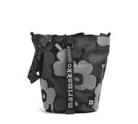 Marimekko Unikko All Day Bucket bag negro/gris, fibra sintética, mujer
