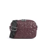 Marimekko Unikko Soft Gratha Bandolera vino, cuero, mujer