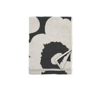 MARIMEKKO Unikko Toalla de Mano de algodón de Rizo, con Estampado Floral, 71 x 51 cm, Color carbón