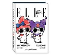 Marimo Craft SRTZ-331 My Melody & Chrome x ELLE Patata Memo Cover Style ELLEXMM & Black, aprox. 3,0 x 4,3 x 1,3 cm (77 x 108 x 12 mm)