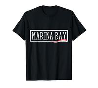 Marina Bay City Vacaciones Singapurense Viajar Mujeres Hombres Camiseta