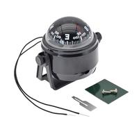 Marina - Brújula | Digital | Compaś Electrónica Navegación Montaje Vehículo con Luz LED Integrada, Base Giratoria 360° para Barcos Caravanas Camiones Viajes Exterior, LC-