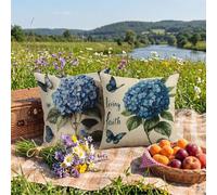 Marina de Guerra Funda cojin 20x20 Exterior Impermeable Juego de 2, Fundas Cojines Sofá, Decoración Hogar y Terraza Moderna, Funda Almohada Decorativos Salón, Fundas de Cojín Jardín Verde 0z-316