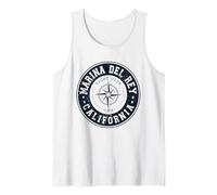 Marina Del Rey California USA Yacht Club Marina Navegación Camiseta sin Mangas