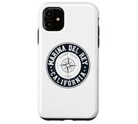 Marina Del Rey California USA Yacht Club Marina Navegación Carcasa para iPhone 11
