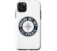 Marina Del Rey California USA Yacht Club Marina Navegación Carcasa para iPhone 11 Pro Max