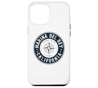 Marina Del Rey California USA Yacht Club Marina Navegación Carcasa para iPhone 12 Pro Max